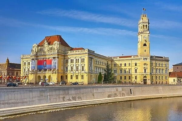 Oradea City Hall and the Clock Tower, Romania