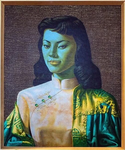 Original print of Miss Wong by Vladimir Tretchikoff