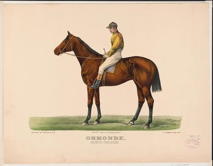 Framed Print : Ormonde: ridden by Fred. Archer Framed Print : Ormonde: ridden by Fred. Archer