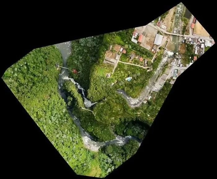 Framed Print : Orthorectified Drone Aerial Map Used In Photogrammetry Framed Print : Orthorectified Drone Aerial Map Used In Photogrammetry