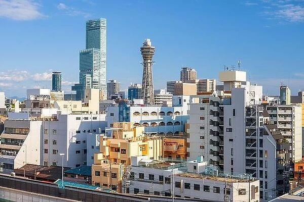 Osaka, Japan modern cityscapes