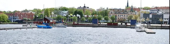 Framed Print : oskarshamn sweden panorama Framed Print : oskarshamn sweden panorama