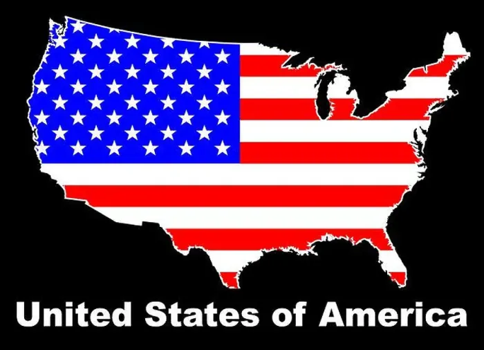 Framed Print : An outline silhouette map of The United States of America with the Stars Framed Print : An outline silhouette map of The United States of America with the Stars