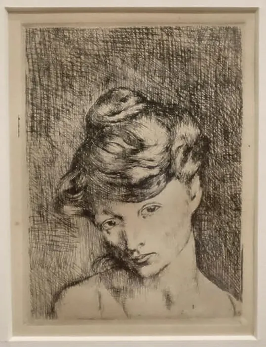 Framed Print : Pablo Picasso - Head of a Woman, 1905 Framed Print : Pablo Picasso - Head of a Woman, 1905
