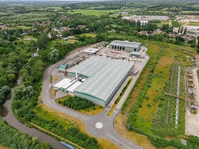 Framed Print : Padworth Recycling Centre Aerial View Framed Print : Padworth Recycling Centre Aerial View
