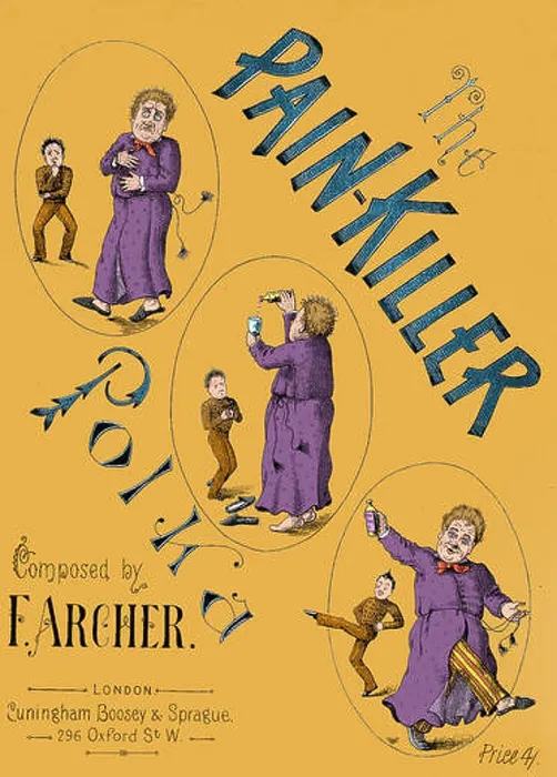 Framed Print : The Painkiller Polka, 1899 Framed Print : The Painkiller Polka, 1899