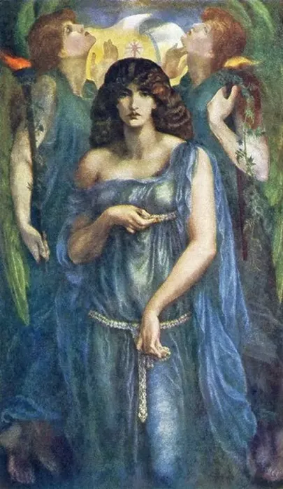 Framed Print : This painting by Rossetti, titled Astarte Syriaca (and also Venus Astarte), measured 74 inches by 43 inches Framed Print : This painting by Rossetti, titled Astarte Syriaca (and also Venus Astarte), measured 74 inches by 43 inches