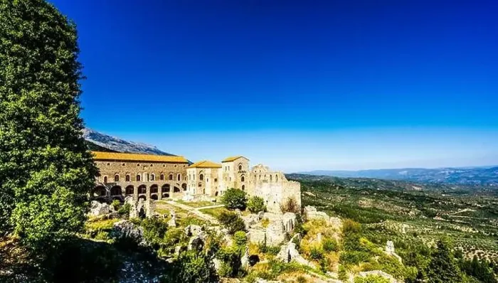 Framed Print : The Palaces of the Despots of Mystras, Laconia, Peloponnese, Greece Framed Print : The Palaces of the Despots of Mystras, Laconia, Peloponnese, Greece