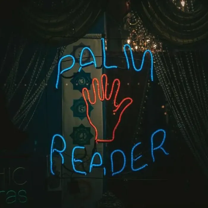 Framed Print : Palm reader neon sign, Kingston, New York Framed Print : Palm reader neon sign, Kingston, New York