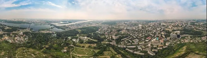 Framed Print : Panorama of 360 degrees of the National Botanical Garden in Kiev. Aerial view Framed Print : Panorama of 360 degrees of the National Botanical Garden in Kiev. Aerial view