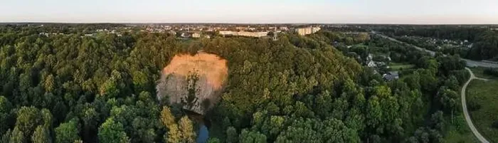 Framed Print : Panorama aerial view of the Rokai Exposure close to Kaunas city, Lithuania Framed Print : Panorama aerial view of the Rokai Exposure close to Kaunas city, Lithuania