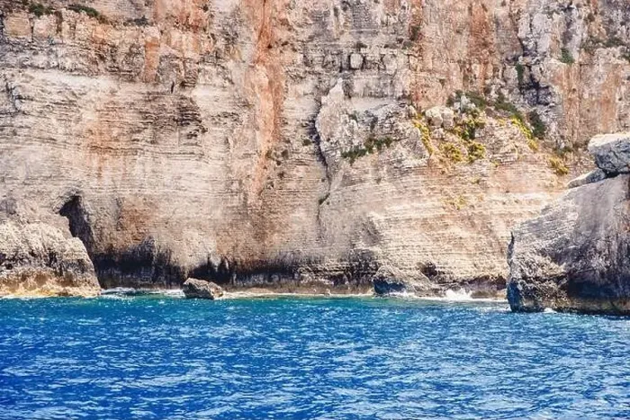 Framed Print : Panorama beach Blue Lagoon Comino Malta. Rocky coast with window and arch Mediterranean Sea Framed Print : Panorama beach Blue Lagoon Comino Malta. Rocky coast with window and arch Mediterranean Sea