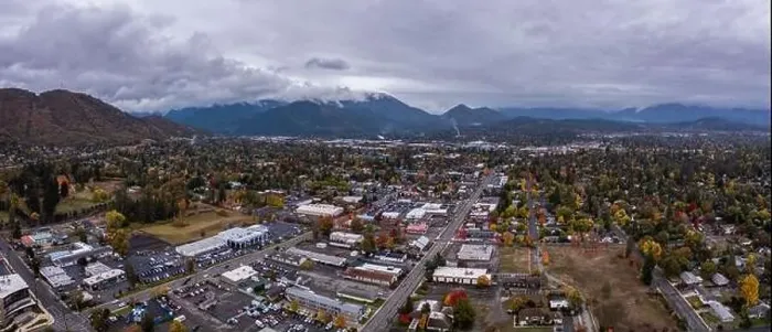 Framed Print : Panorama of Grants Pass, Oregon, USA Framed Print : Panorama of Grants Pass, Oregon, USA