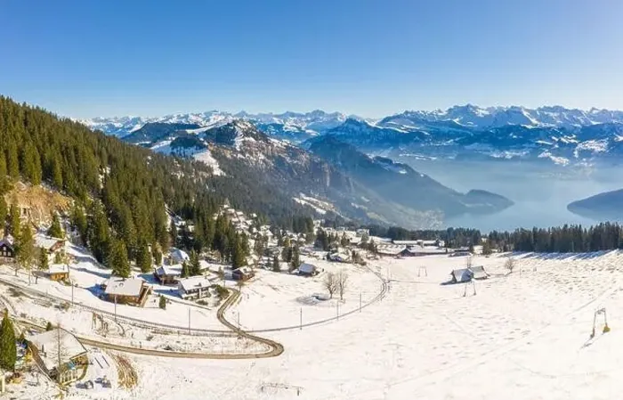 Framed Print : Panorama of the mountain of Rigi in Switzerland. Rigi Kaltbad First, Weggis. Aerial view. Drone shooting Framed Print : Panorama of the mountain of Rigi in Switzerland. Rigi Kaltbad First, Weggis. Aerial view. Drone shooting