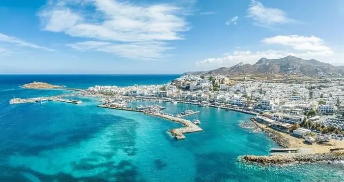 Framed Print : Panorama of Naxos Chora town, Naxos island, Greece Cyclades Framed Print : Panorama of Naxos Chora town, Naxos island, Greece Cyclades