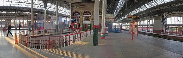 Framed Print : Panorama of Preston Railway Station, WCML, Lancashire, North West England, UK Framed Print : Panorama of Preston Railway Station, WCML, Lancashire, North West England, UK
