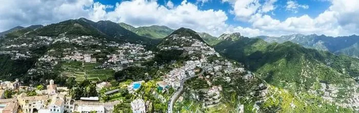 Framed Print : Panorama of Ravello from a drone, Amalfi Coast, Tyrrhenian Sea, Salerno, Campania, Italy Framed Print : Panorama of Ravello from a drone, Amalfi Coast, Tyrrhenian Sea, Salerno, Campania, Italy