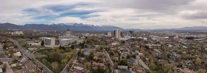 Framed Print : Panorama of Salt Lake City, Utah Framed Print : Panorama of Salt Lake City, Utah
