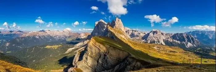 Framed Print : Panorama on Seceda peaks. Trentino Alto Adige Framed Print : Panorama on Seceda peaks. Trentino Alto Adige