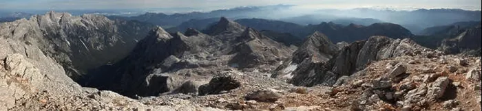Framed Print : Panorama from the summit of Mount Triglav (2) Framed Print : Panorama from the summit of Mount Triglav (2)