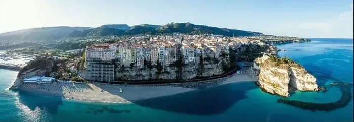 Framed Print : Panorama of Tropea from a drone, Tyrrhenian Sea, Calabria, Italy, Europe Framed Print : Panorama of Tropea from a drone, Tyrrhenian Sea, Calabria, Italy, Europe