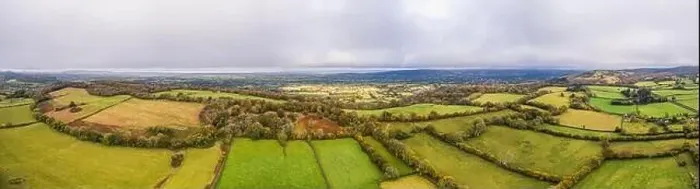 Framed Print : Panorama view of Autumn Colors over Bristol Airport fields from a drone, Somerset, England, Europe Framed Print : Panorama view of Autumn Colors over Bristol Airport fields from a drone, Somerset, England, Europe