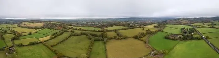 Framed Print : Panorama view of Autumn Colors over Bristol Airport fields from a drone, Somerset, England, Europe Framed Print : Panorama view of Autumn Colors over Bristol Airport fields from a drone, Somerset, England, Europe