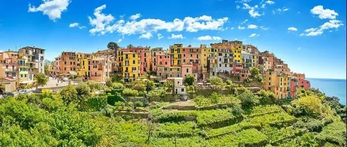 Framed Print : Panorama view of Croniglia, Cinque Terre, Liguria, Italy Framed Print : Panorama view of Croniglia, Cinque Terre, Liguria, Italy
