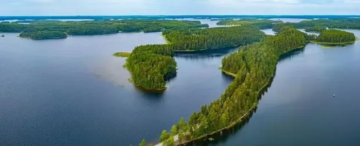 Framed Print : Panorama view of Punkaharju ridge in Finland Framed Print : Panorama view of Punkaharju ridge in Finland
