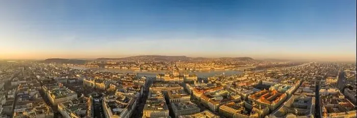 Framed Print : Panoramic aerial drone shot of Hungarian Parliament lights off before sunrise in Budapest dawn Framed Print : Panoramic aerial drone shot of Hungarian Parliament lights off before sunrise in Budapest dawn