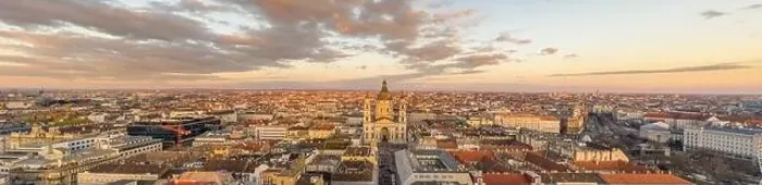 Framed Print : Panoramic aerial drone shot of St. Stephen Basilica during Budap Framed Print : Panoramic aerial drone shot of St. Stephen Basilica during Budap