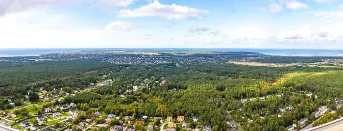 Framed Print : Panoramic aerial drone view of beautiful green nature landscape of the outskirts of Tallinn city Framed Print : Panoramic aerial drone view of beautiful green nature landscape of the outskirts of Tallinn city