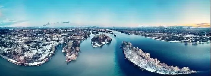 Framed Print : Panoramic aerial view: beautiful spring landscape Framed Print : Panoramic aerial view: beautiful spring landscape
