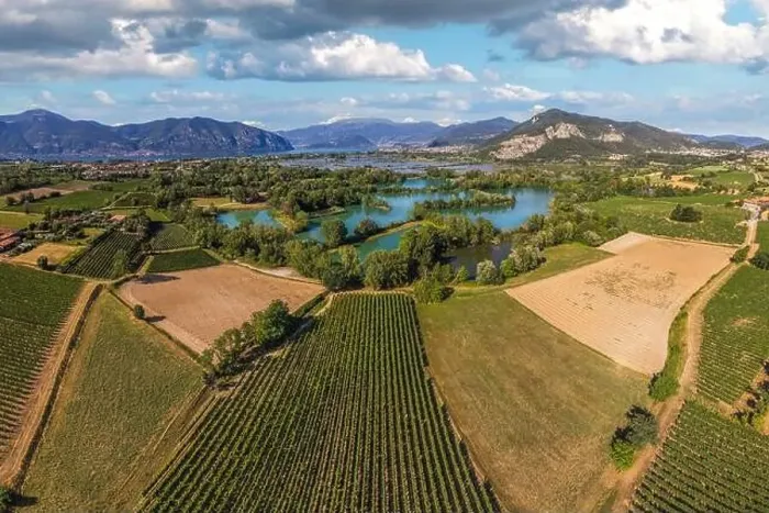 Framed Print : Panoramic aerial view of Franciacorta countryside in summer season, Brescia province in Lombardy district, Italy Framed Print : Panoramic aerial view of Franciacorta countryside in summer season, Brescia province in Lombardy district, Italy