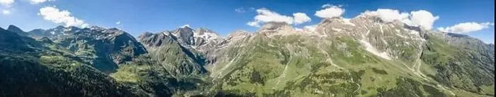Framed Print : Panoramic aerial view of Grossglockner Hohe Tauern mountain range from high alpine road in Austria Tirol Framed Print : Panoramic aerial view of Grossglockner Hohe Tauern mountain range from high alpine road in Austria Tirol