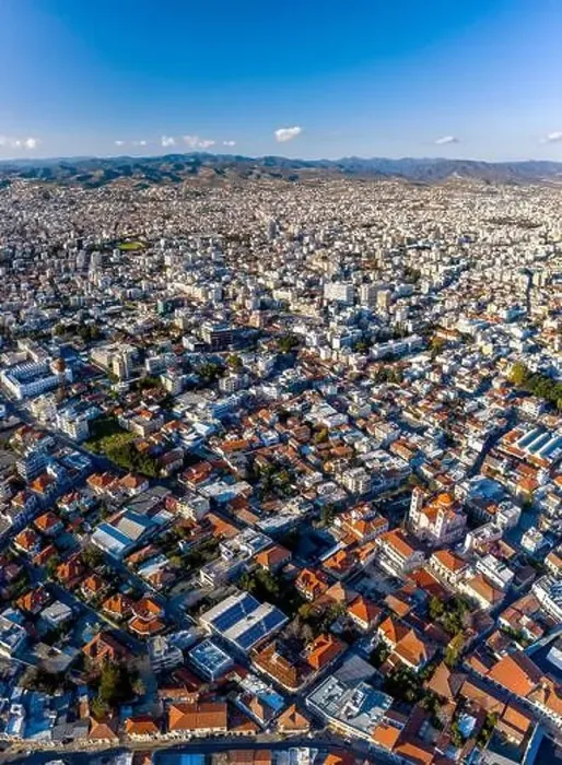 Framed Print : Panoramic aerial view of historical center of Limassol, Cyprus Framed Print : Panoramic aerial view of historical center of Limassol, Cyprus