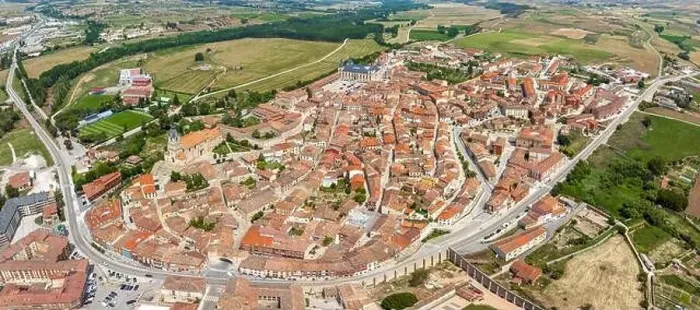 Framed Print : Panoramic aerial view of Lerma, Burgos province Spain. considered one of the most beautiful towns in Spain Framed Print : Panoramic aerial view of Lerma, Burgos province Spain. considered one of the most beautiful towns in Spain