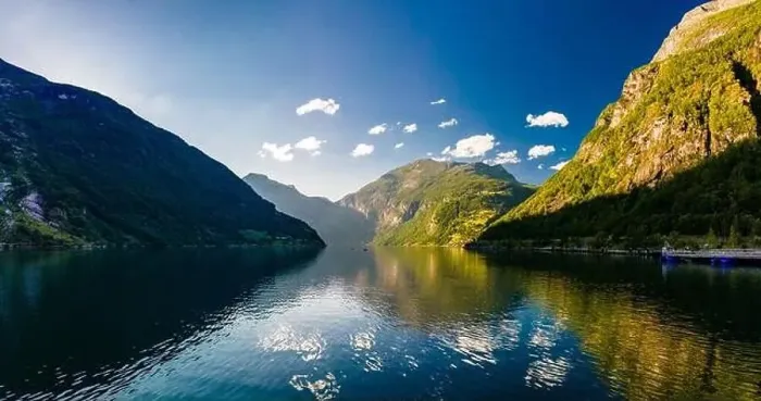 Framed Print : Panoramic and drone landscape of Geiranger fjords, Geirangerfjord, Norway Framed Print : Panoramic and drone landscape of Geiranger fjords, Geirangerfjord, Norway