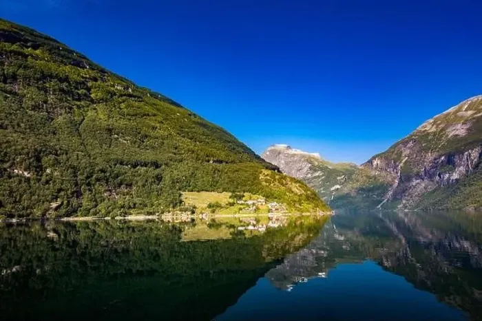 Framed Print : Panoramic and drone landscape of Geiranger fjords, Geirangerfjord, Norway Framed Print : Panoramic and drone landscape of Geiranger fjords, Geirangerfjord, Norway