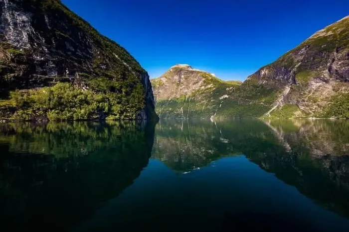 Framed Print : Panoramic and drone landscape of Geiranger fjords, Geirangerfjord, Norway Framed Print : Panoramic and drone landscape of Geiranger fjords, Geirangerfjord, Norway