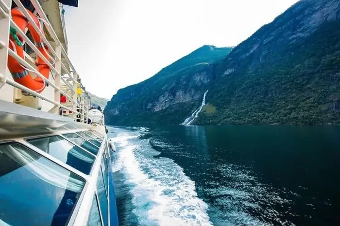 Framed Print : Panoramic and drone landscape of Geiranger fjords, Geirangerfjord, Norway Framed Print : Panoramic and drone landscape of Geiranger fjords, Geirangerfjord, Norway