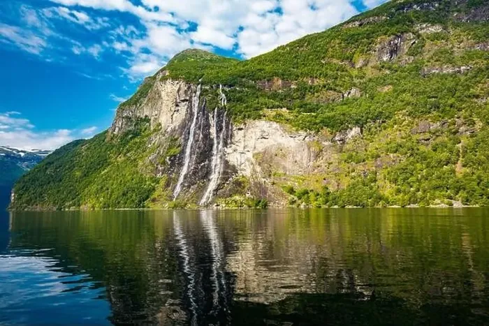 Framed Print : Panoramic and drone landscape of Geiranger fjords, Geirangerfjord, Norway Framed Print : Panoramic and drone landscape of Geiranger fjords, Geirangerfjord, Norway