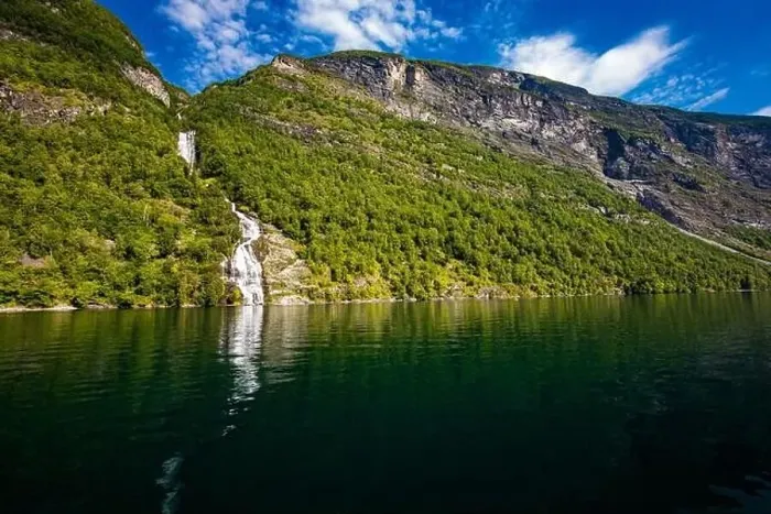 Framed Print : Panoramic and drone landscape of Geiranger fjords, Geirangerfjord, Norway Framed Print : Panoramic and drone landscape of Geiranger fjords, Geirangerfjord, Norway