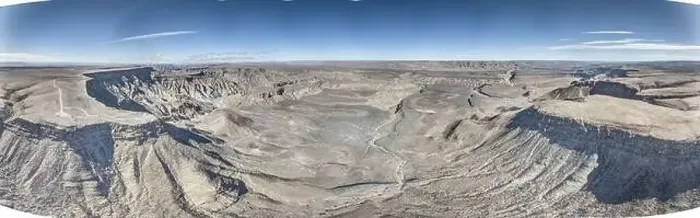 Framed Print : Panoramic drone picture of the Fish River Canyon in Namibia taken from the upper edge of the south side in summer Framed Print : Panoramic drone picture of the Fish River Canyon in Namibia taken from the upper edge of the south side in summer