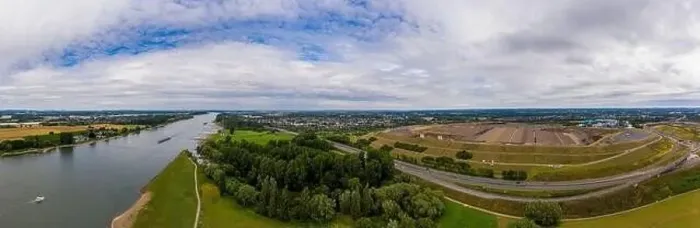 Framed Print : Panoramic view of the disposal center in Leverkusen. Drone photography Framed Print : Panoramic view of the disposal center in Leverkusen. Drone photography