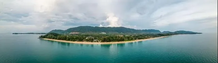 Framed Print : Panoramic view of Koh Lanta island, Thailand. Aerial point of view to tropical island Framed Print : Panoramic view of Koh Lanta island, Thailand. Aerial point of view to tropical island