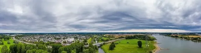 Framed Print : Panoramic view of the Rhine and the A1 motorway bridge near Leverkusen, Germany. Drone photography Framed Print : Panoramic view of the Rhine and the A1 motorway bridge near Leverkusen, Germany. Drone photography