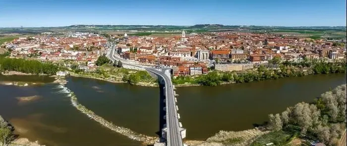 Framed Print : Panoramic view at the village of Tordesillas and Douro River in province of Valladolid, Spain Framed Print : Panoramic view at the village of Tordesillas and Douro River in province of Valladolid, Spain