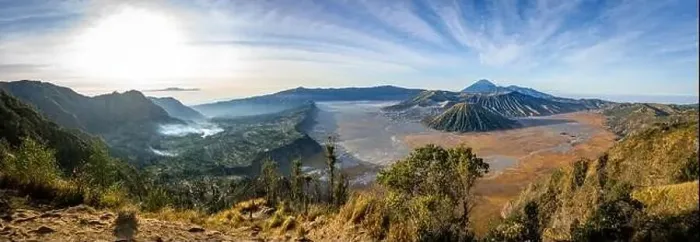 Framed Print : panoramic view of vulcano landscape at bromo in indonesia Framed Print : panoramic view of vulcano landscape at bromo in indonesia