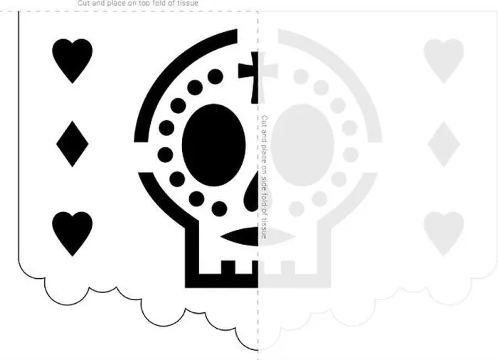 Framed Print : Papel picado stencil template. Dia de Muertos banner blueprint Framed Print : Papel picado stencil template. Dia de Muertos banner blueprint